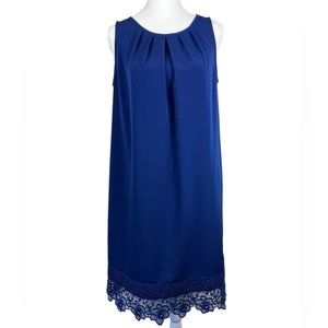 AB Studio Blue Sleeveless Dress